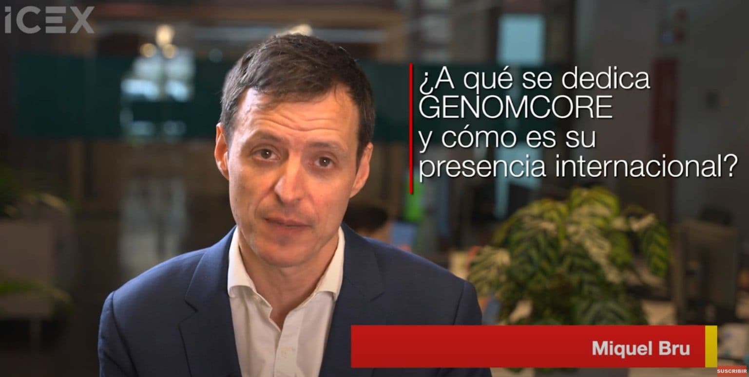 Reconocimiento de ICEX a Genomcore y su cofundador Miquel A. Bru por el éxito en la expansión internacional