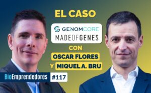 Oscar Flores y Miquel Bru, en el podcast BioEmprendedores.